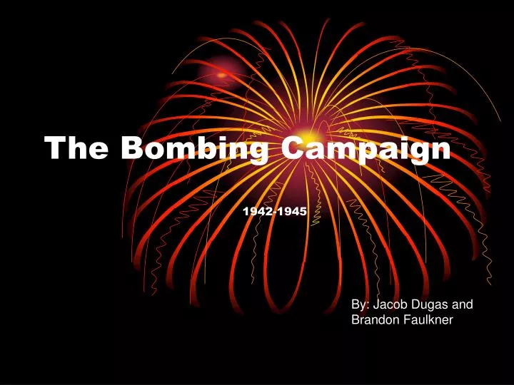 the bombing campaign