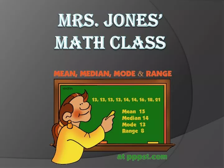mrs jones math class