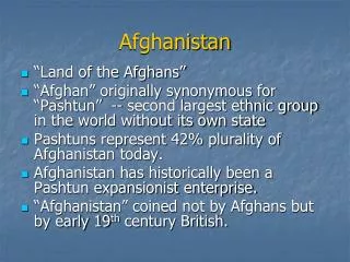 afghanistan