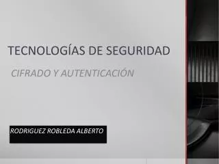 tecnolog as de seguridad