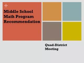 Quad-District Meeting