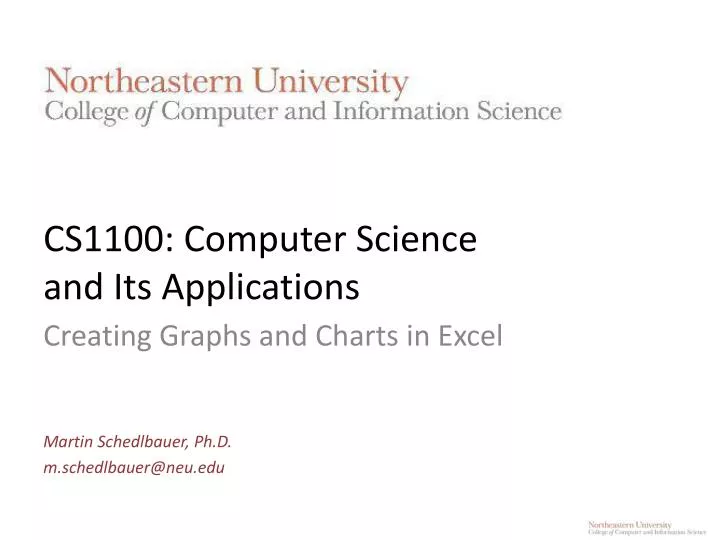 cs1100 computer science and its applications