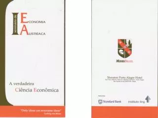 O PROCESSO DE MERCADO: A VISÃO DA ESCOLA AUSTRÍACA DE ECONOMIA