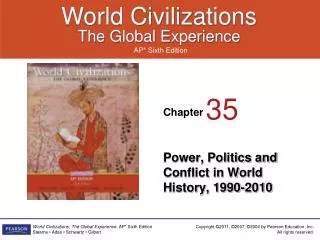 Power, Politics and Conflict in World History, 1990-2010