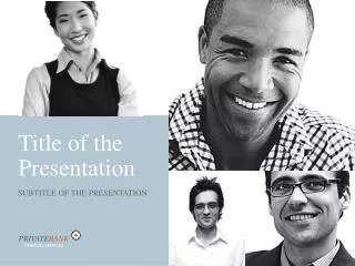 title of the presentation
