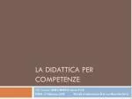 La didattica per competenze - slide 1