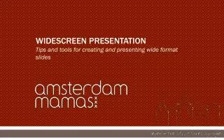 widescreen presentation