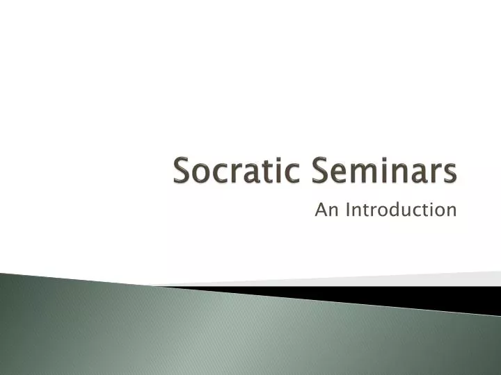 socratic seminars