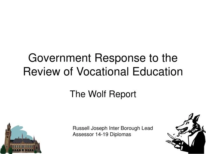 government response to the review of vocational education