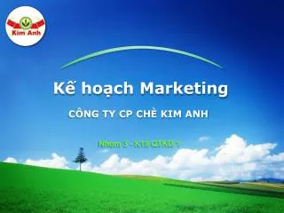 k ho ch marketing