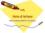 Note di lettura - slide 1