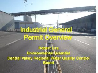 Industrial General Permit Overview