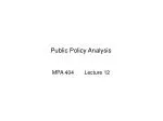 Public Policy Analysis - slide 1