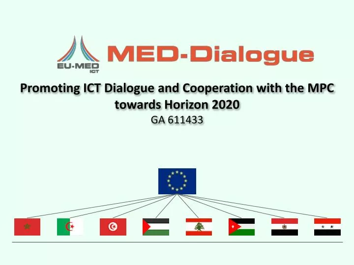 promoting ict dialogue and cooperation with the mpc towards horizon 2020 ga 611433