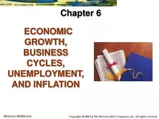 ECONOMIC GROWTH, BUSINESS CYCLES, UNEMPLOYMENT, AND INFLATION