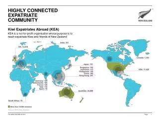 Highly connected expatriate community