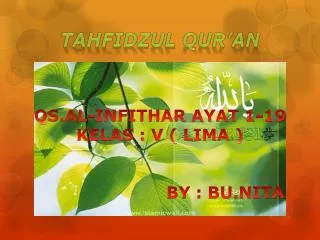 tahfidzul qur an
