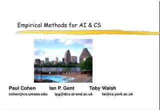 empirical methods for ai cs