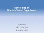 Developing an Effective Virtual Organization - slide 1