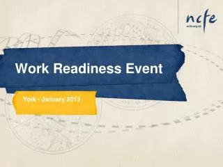 Work Readiness Event