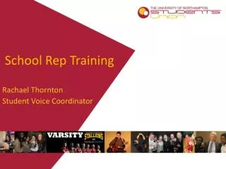School Rep Training