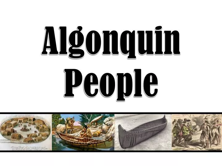 algonquin people