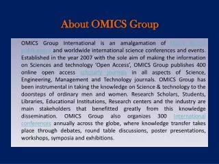 About OMICS Group