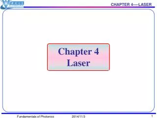 Chapter 4 Laser