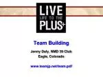 Team Building - slide 1