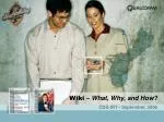 Understanding IRT Wiki: A Collaborative Tool for Project Management - slide 1