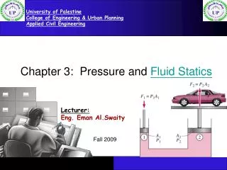 Chapter 3: Pressure and Fluid Statics