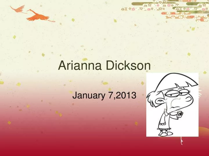 arianna dickson