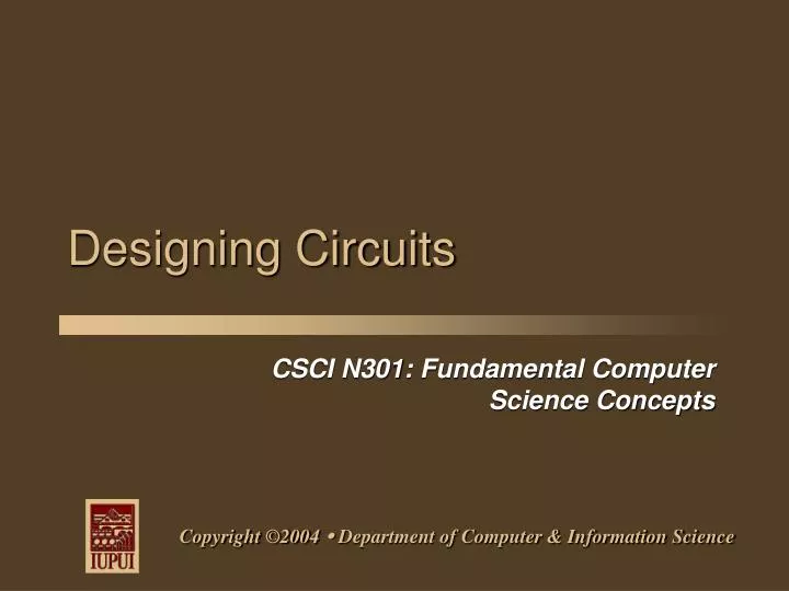designing circuits