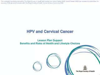 HPV and Cervical Cancer