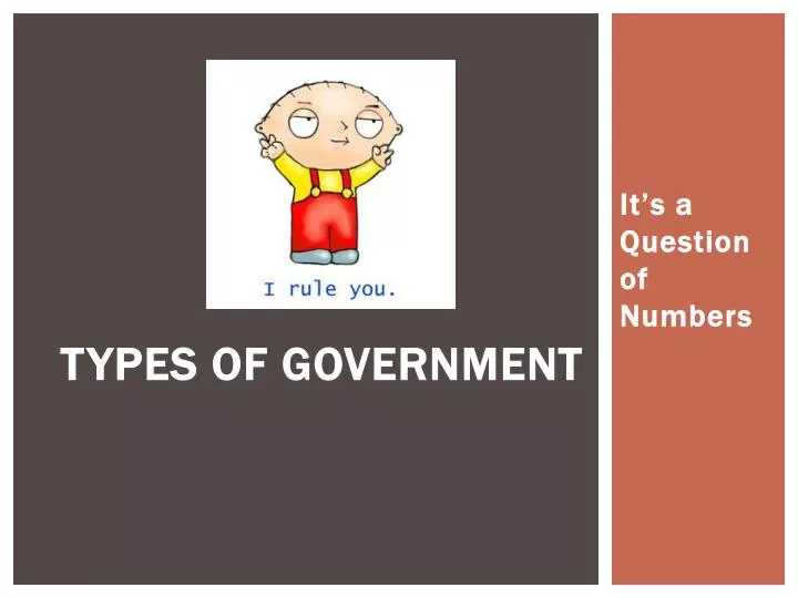 types of government