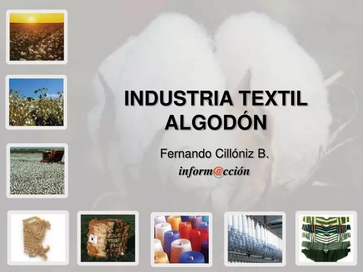 industria textil algod n