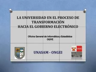 la universidad en el proceso de transformaci n hacia el gobierno electr nico