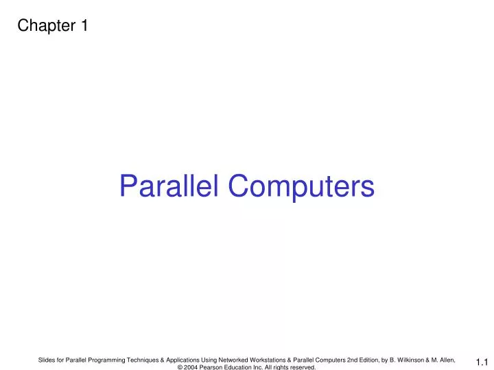parallel computers