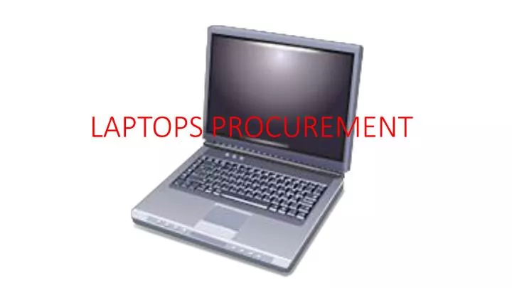 laptops procurement
