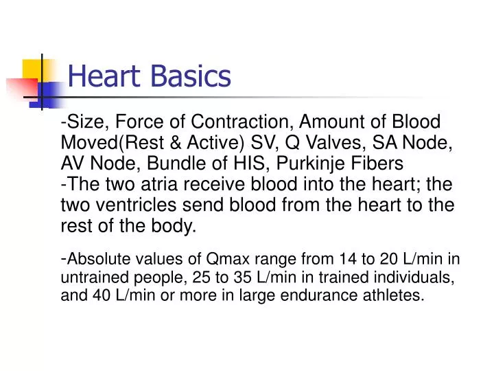 heart basics