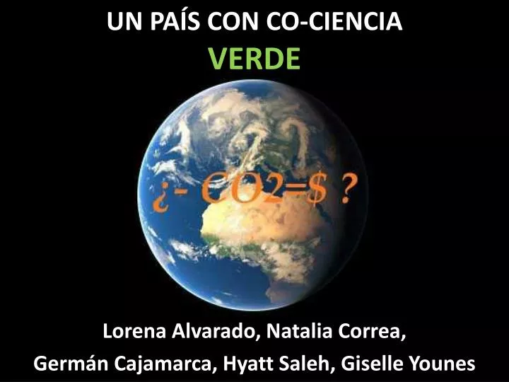 un pa s con co ciencia verde