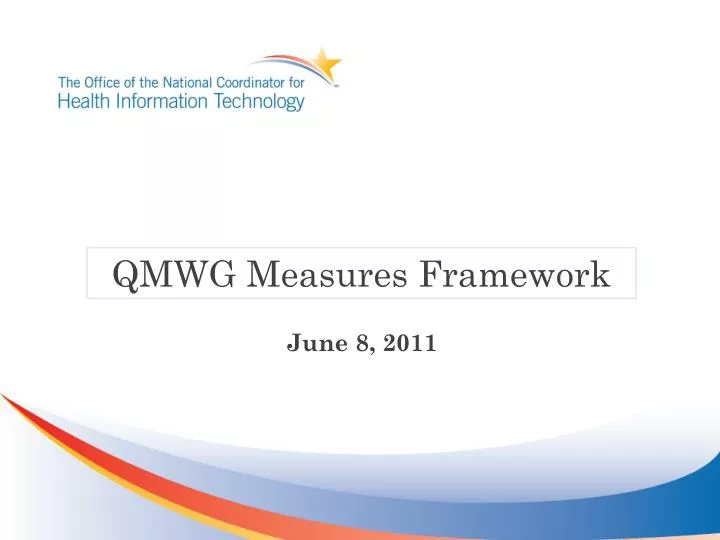 qmwg measures framework