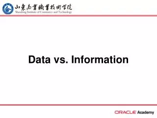 data vs information