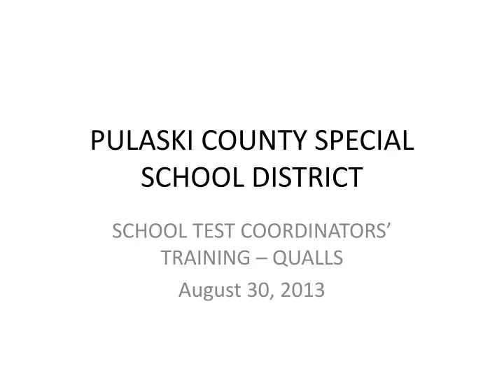 pulaski county special school district