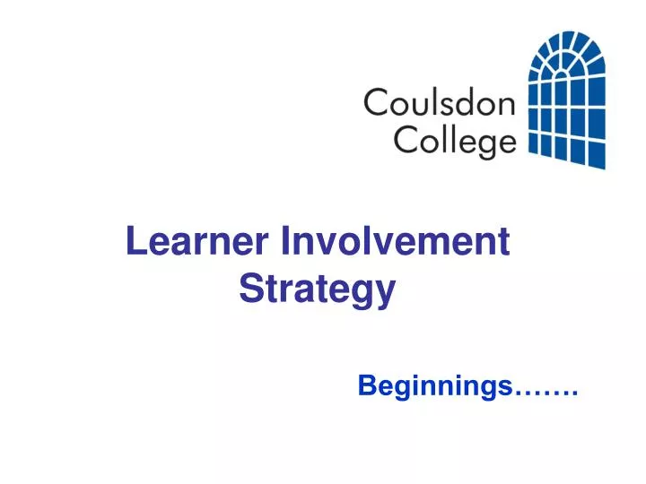learner involvement strategy
