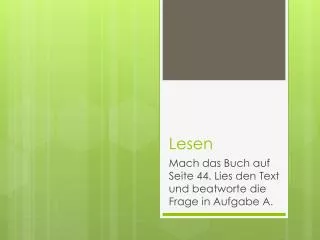lesen
