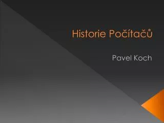 historie po ta