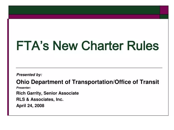 fta s new charter rules