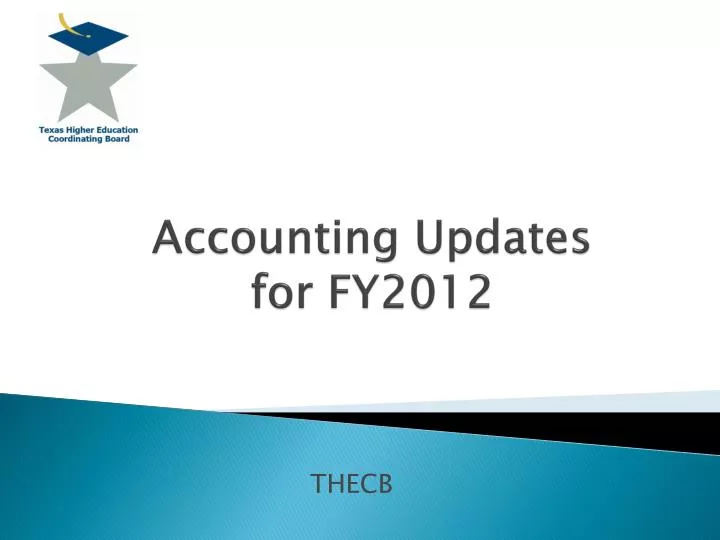 accounting updates for fy2012