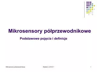 mikrosensory p przewodnikowe